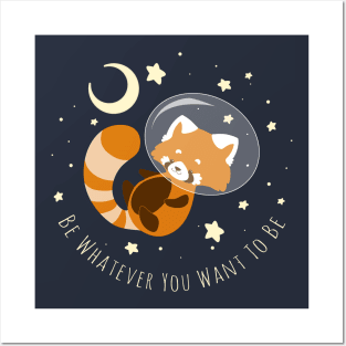 Red Panda Dreams Posters and Art